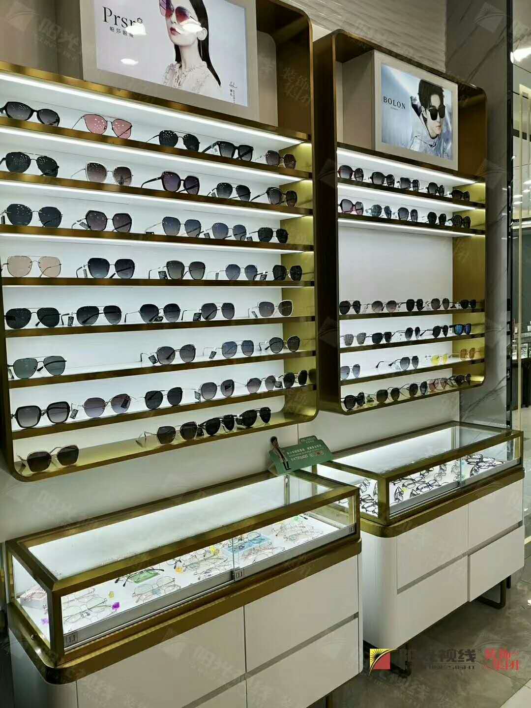 眼镜店展柜-阳光视线