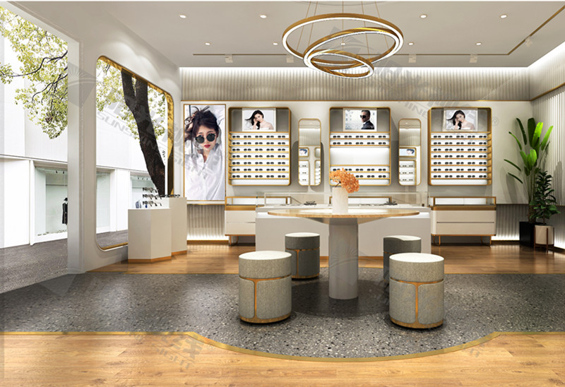 OMEGA商场眼镜店装修设计案例