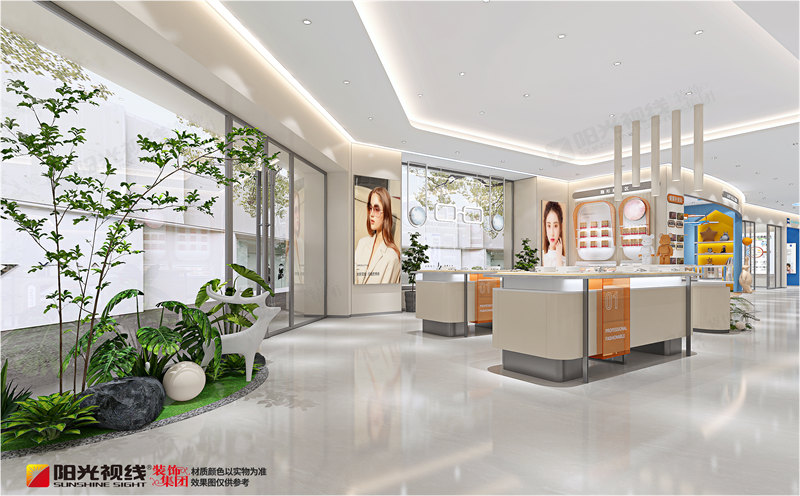 奥博眼镜视光中心店装修效果图