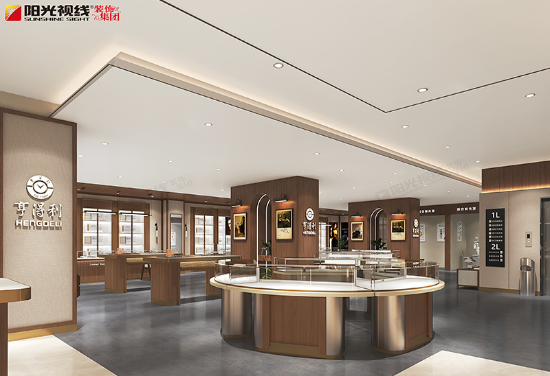 亨得利眼镜店装修效果图