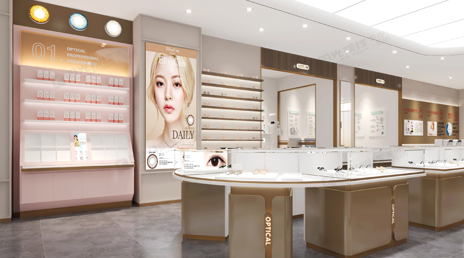 商场眼镜店内适合设验配室吗