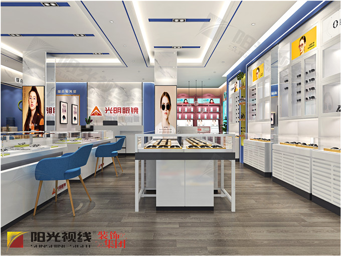 内蒙古赤峰光明眼镜店装修设计图