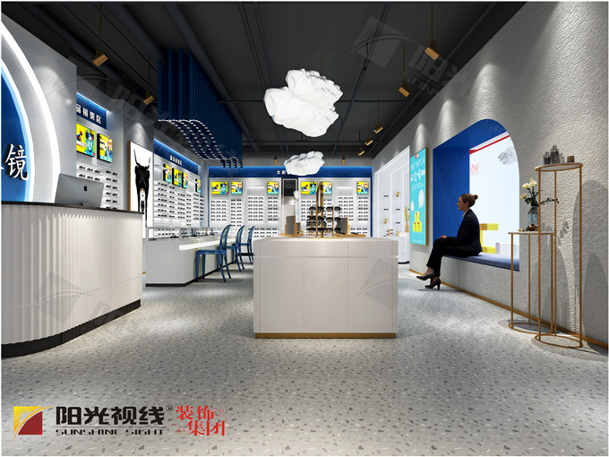 福建宝岛眼镜店装修设计效果图片