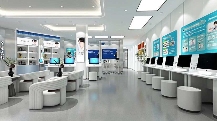 光明眼镜店装修效果图